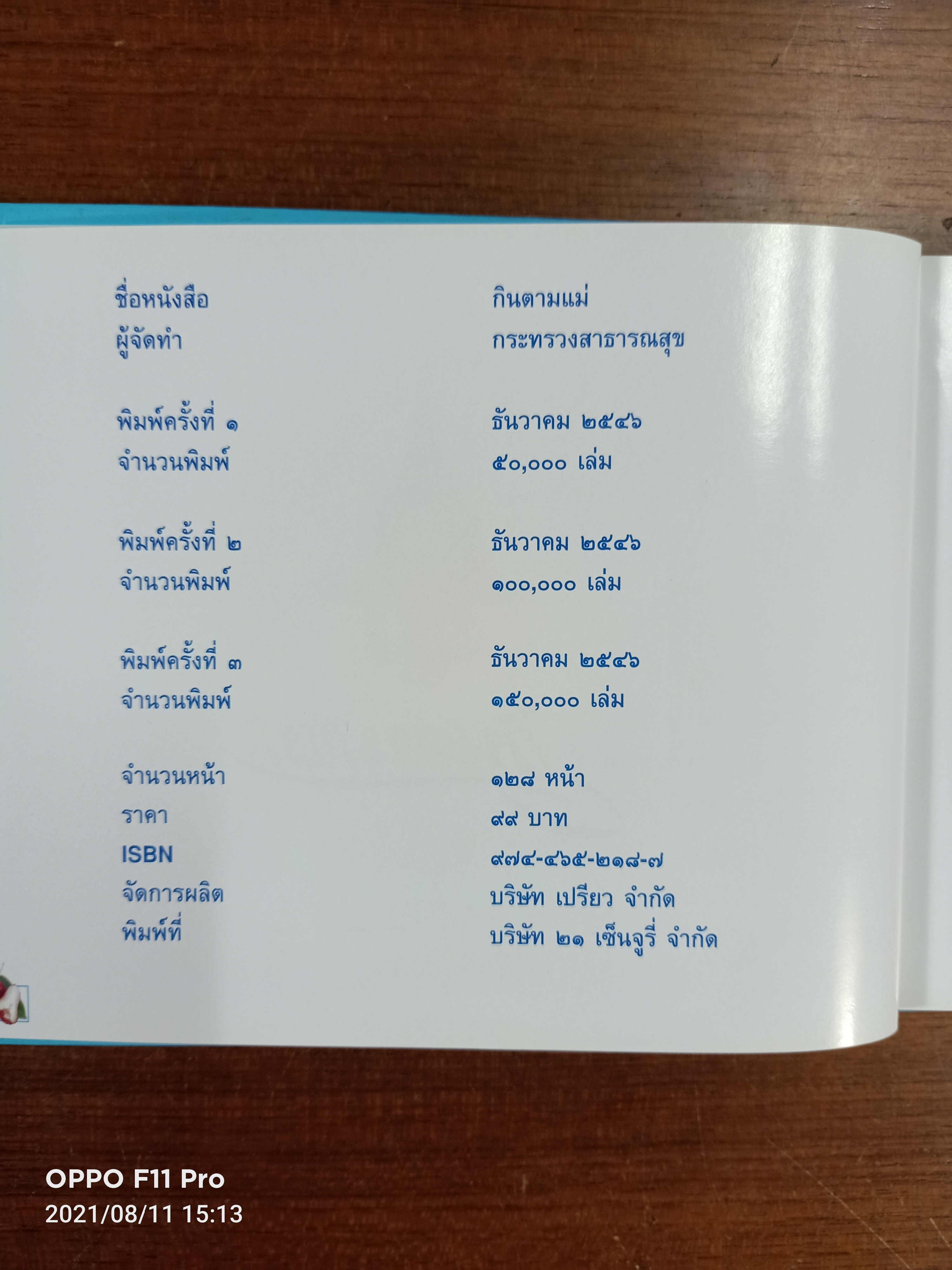 กินตามแม่ / กระทรวงสาธารณสุข