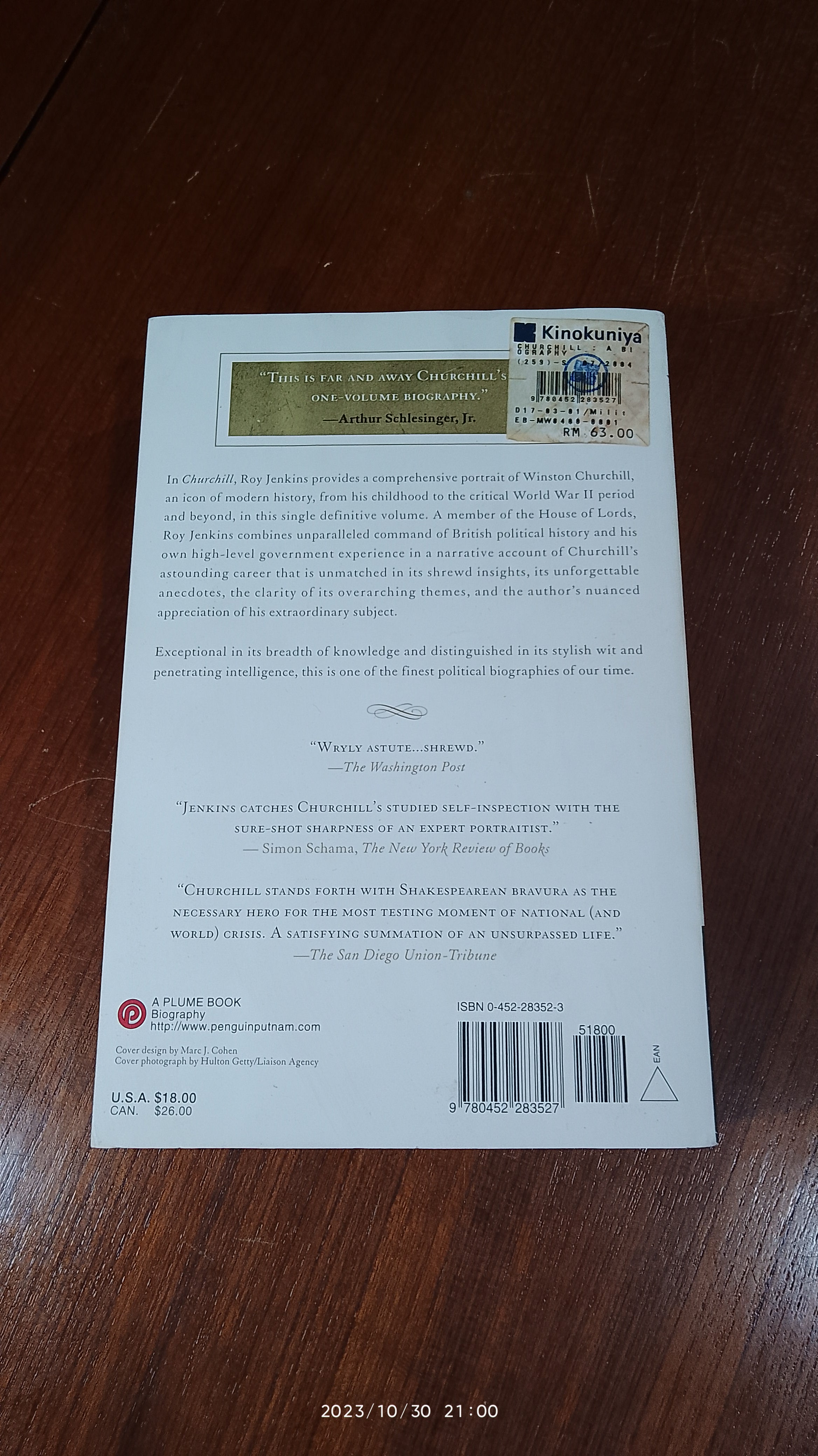 Churchill A Biography / Roy Jenkins