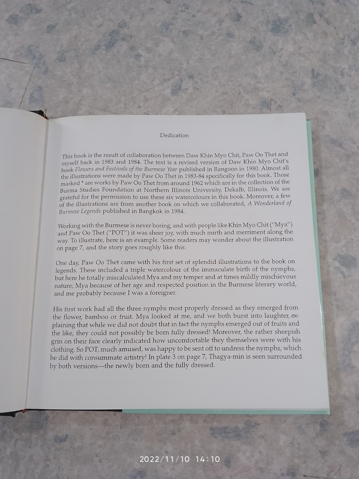 Festivals and flowers of the twelve Burmese seasons / Khin Myo Chit / Paw Oo Thet