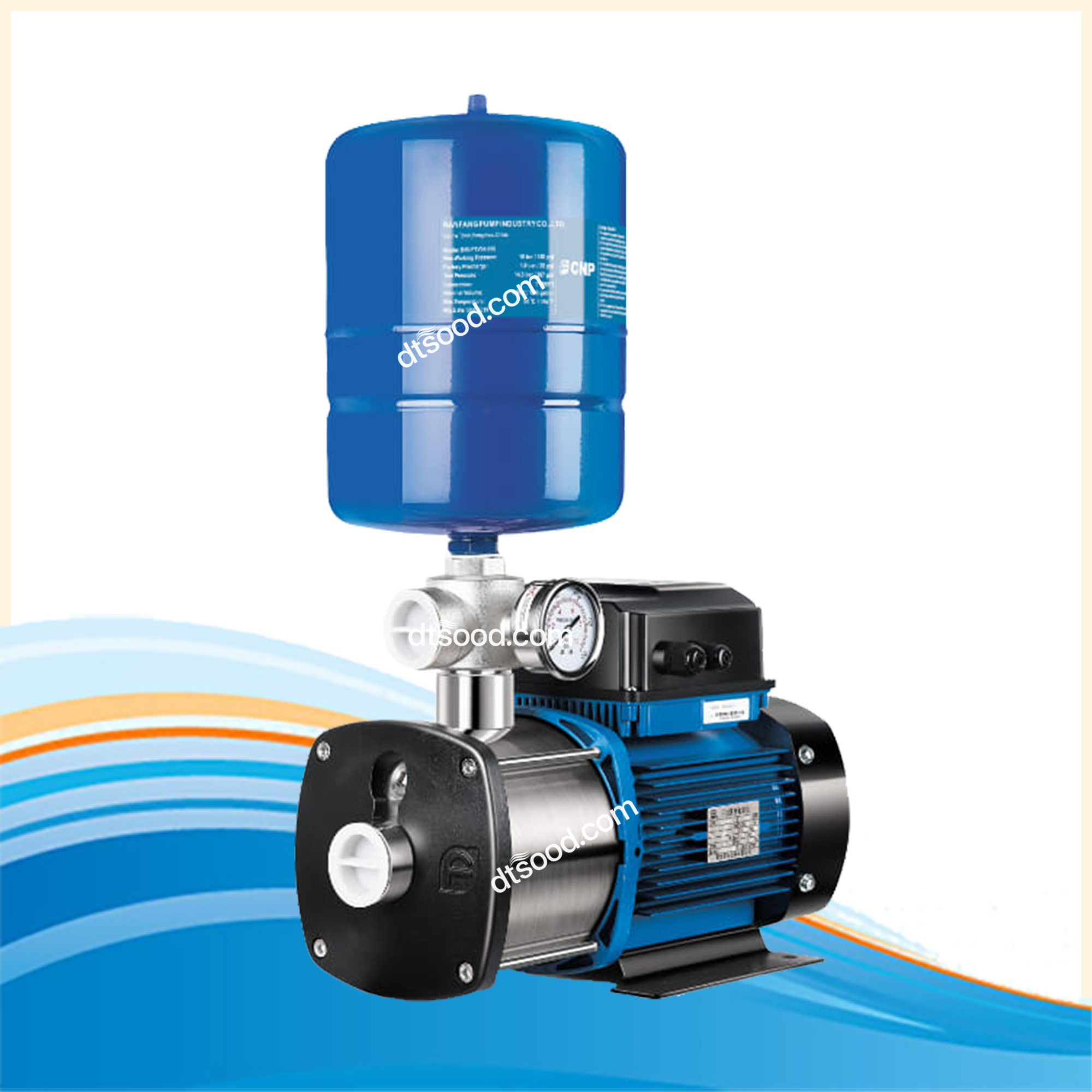 ปั๊มน้ำควบคุมแรงดัน ยี่ห้อ CNP รุ่น CHME Horizontal Intelligent Constant Pressure Pump