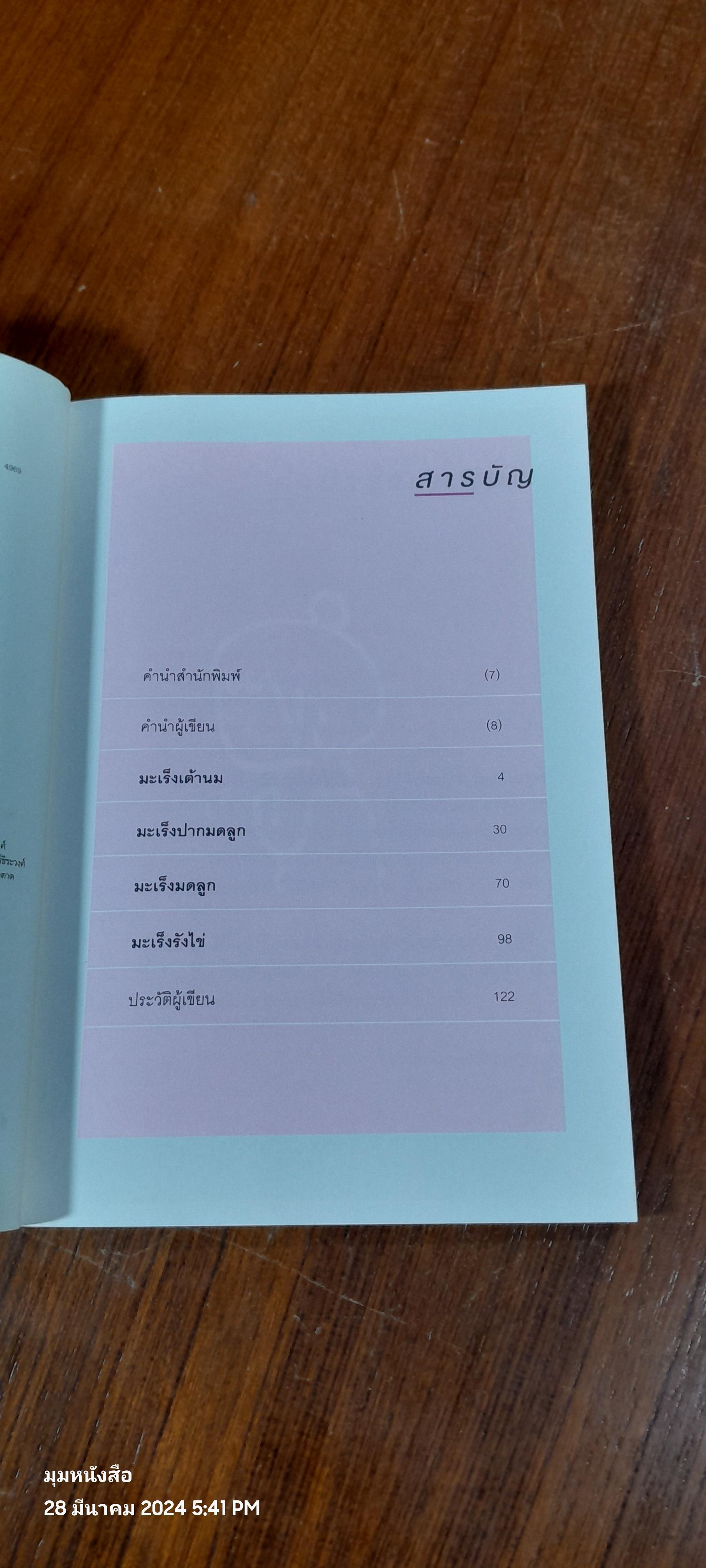 100 เรื่องน่ารู้...มะเร็งในผู้หญิง / พญ.ชัญวลี ศรีสุโข