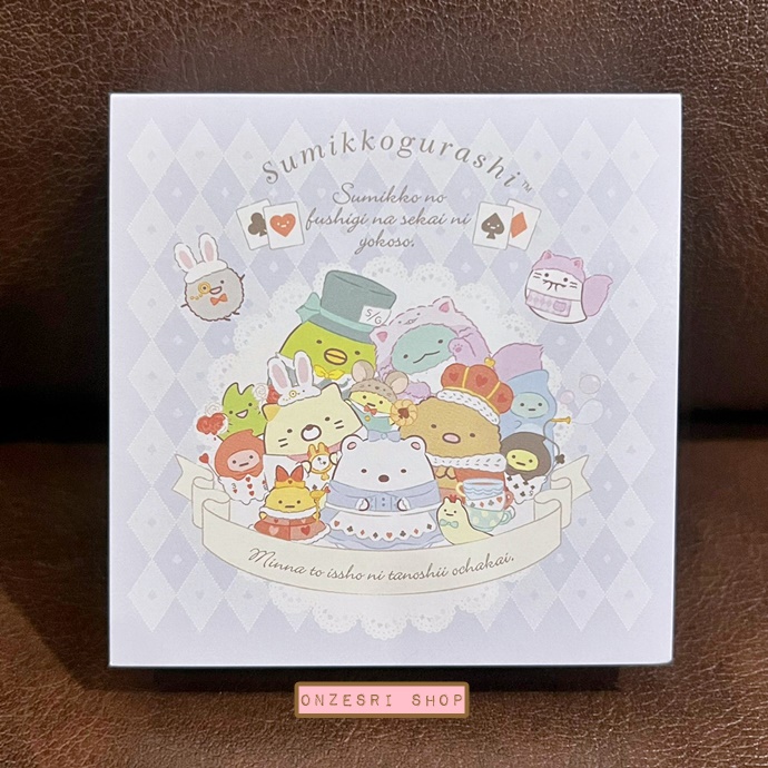 กระดาษโน้ต Sumikko Gurashi - Sumikko in Wonderland (Limited) Block Memo ขนาด 8 x 8 ซม. มี 2 ลาย รวม 200 แผ่น
