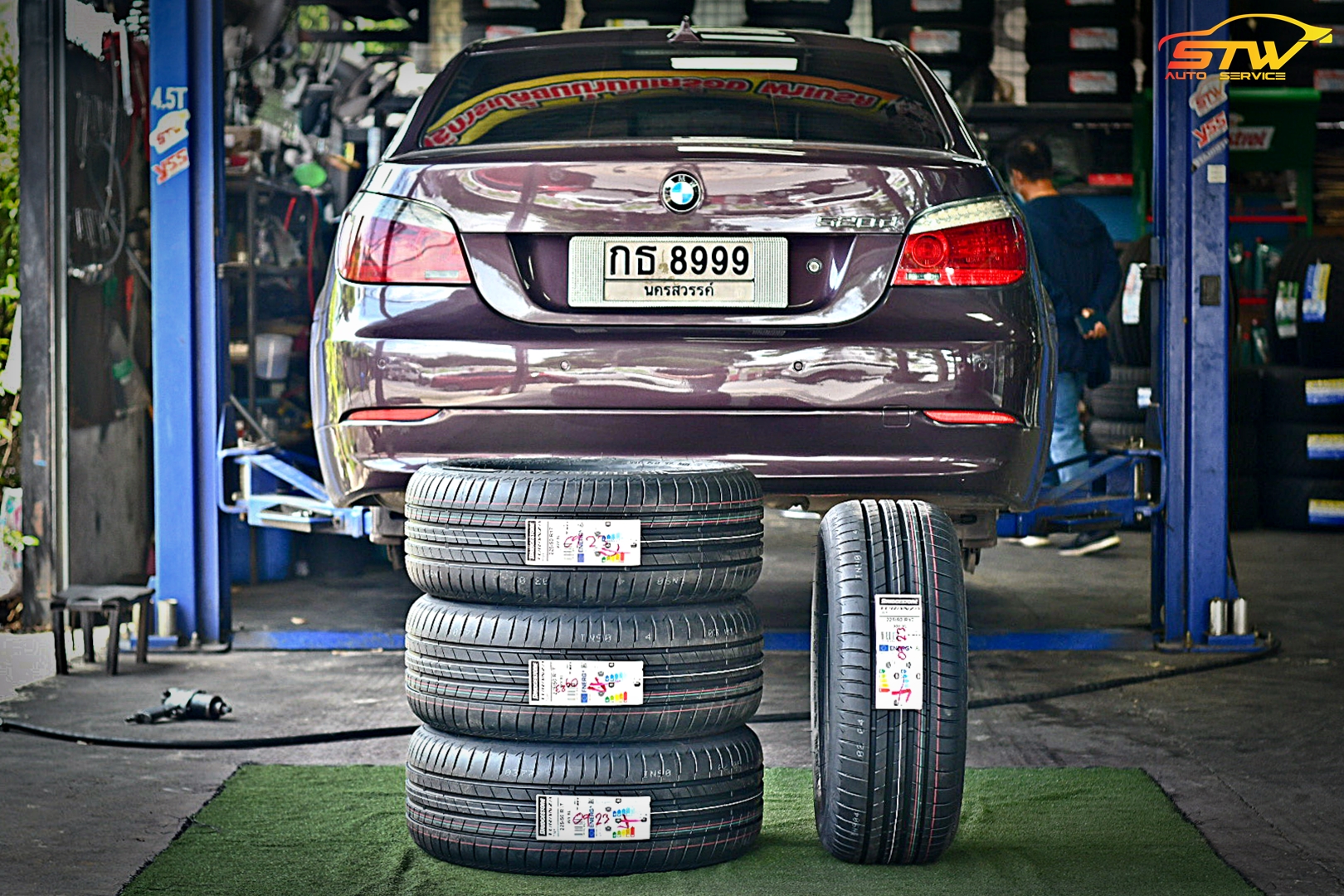 ยาง BRIDGESTONE TURANZA T005 Runflat 225/50R17 98Y ติดตั้งใส่ BMW Series 5 520d