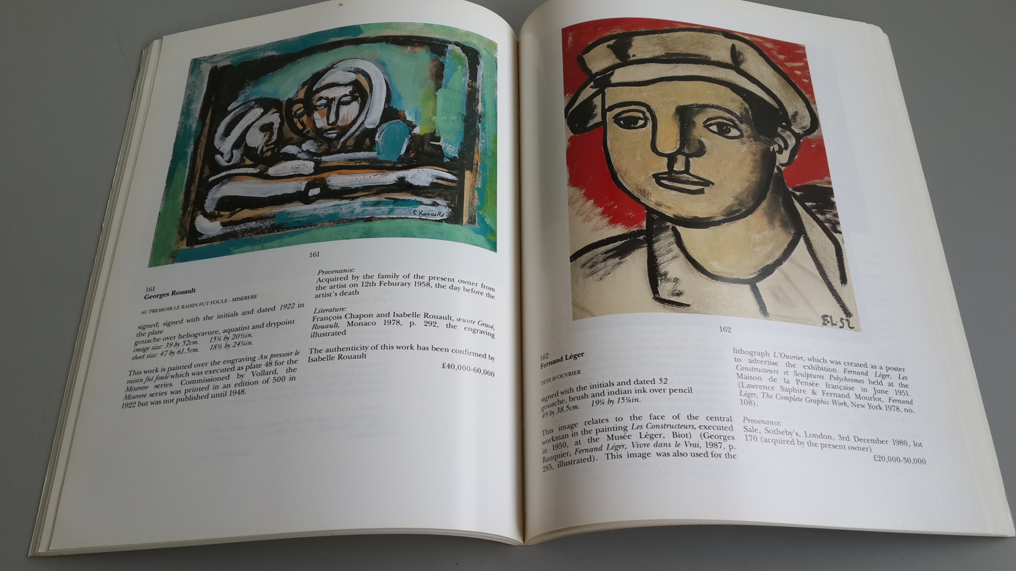 SOTHEBY'S London : Impressionist and Modern Paintings,Drawings and Sculpture,Part II 2nd December 1992