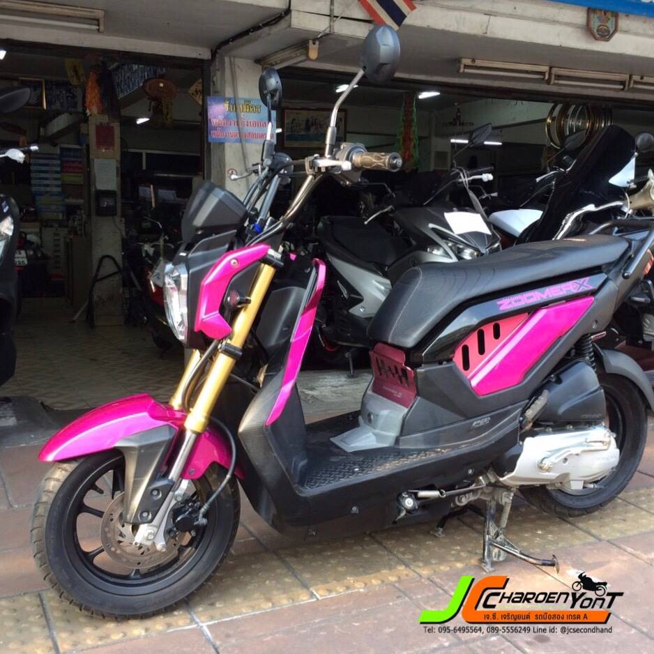 "รถบ้านเดิมจัดพร้อมใช้" HONDA ZOOMER-X ไมล์แดง จดทะเบียนปลายปี 58 สภาพสวยเดิมขี่ดีนิ่มมาก เครื่องเดิมสนิท