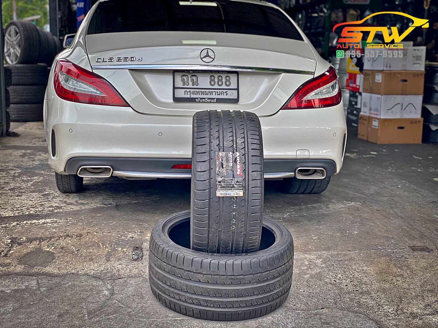 ยางใหม่ YOKOHAMA ADVAN Sport v105 285/30R19 98Y