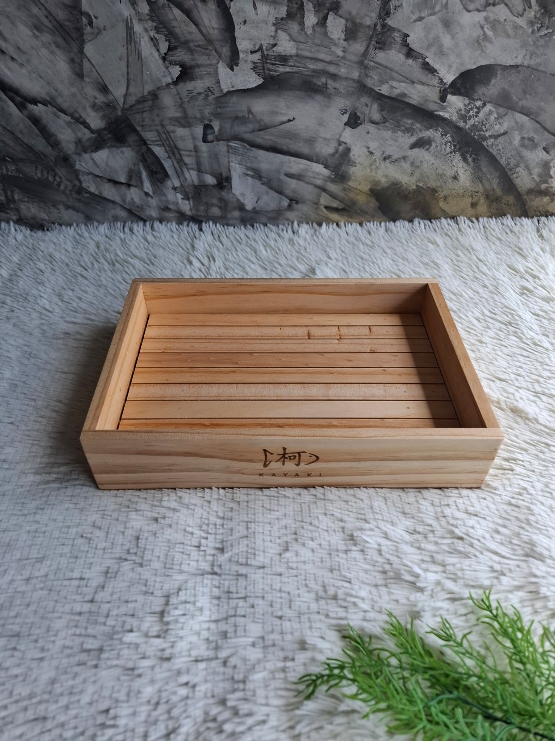 ถาดไม้ใส่อาหาร