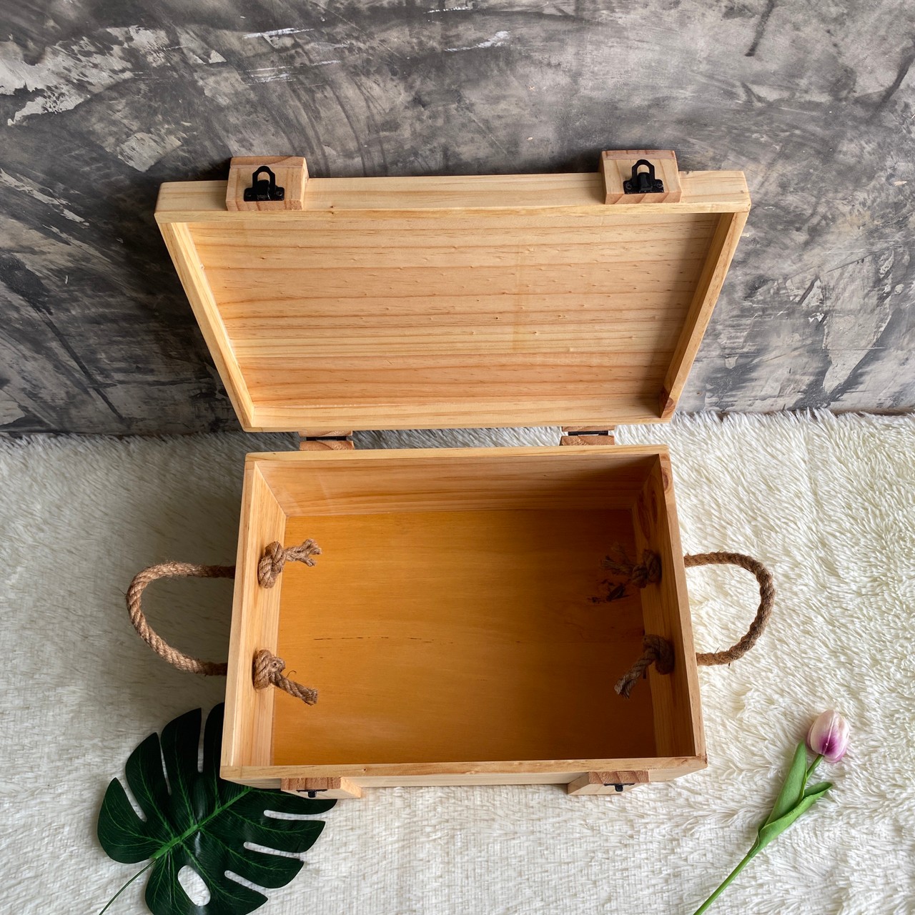 กล่องไม้สนใส่กาแฟ (Coffee Box)