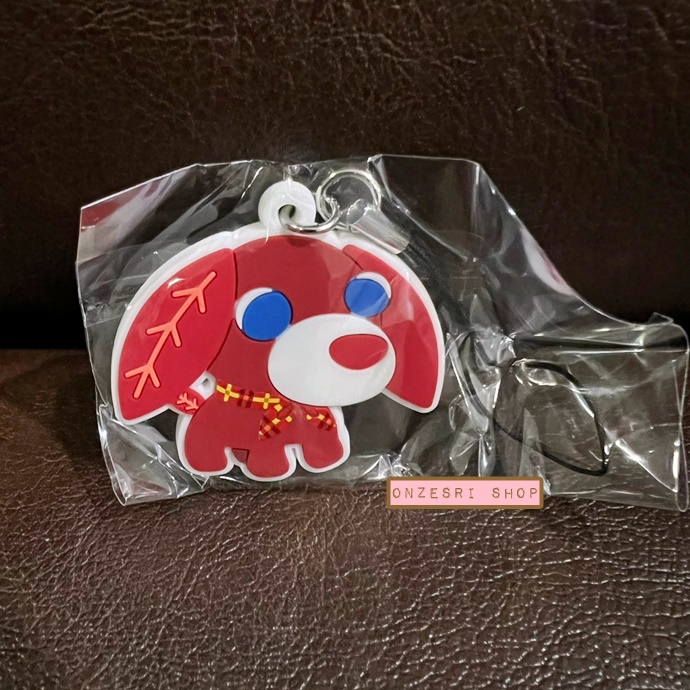 ที่ห้อยมือถือ/พวงกุญแจ น้องหมาชาเขียว Ocha-Ken ทำจากยาง ขนาด 4 ซม. มี 5 แบบให้เลือก