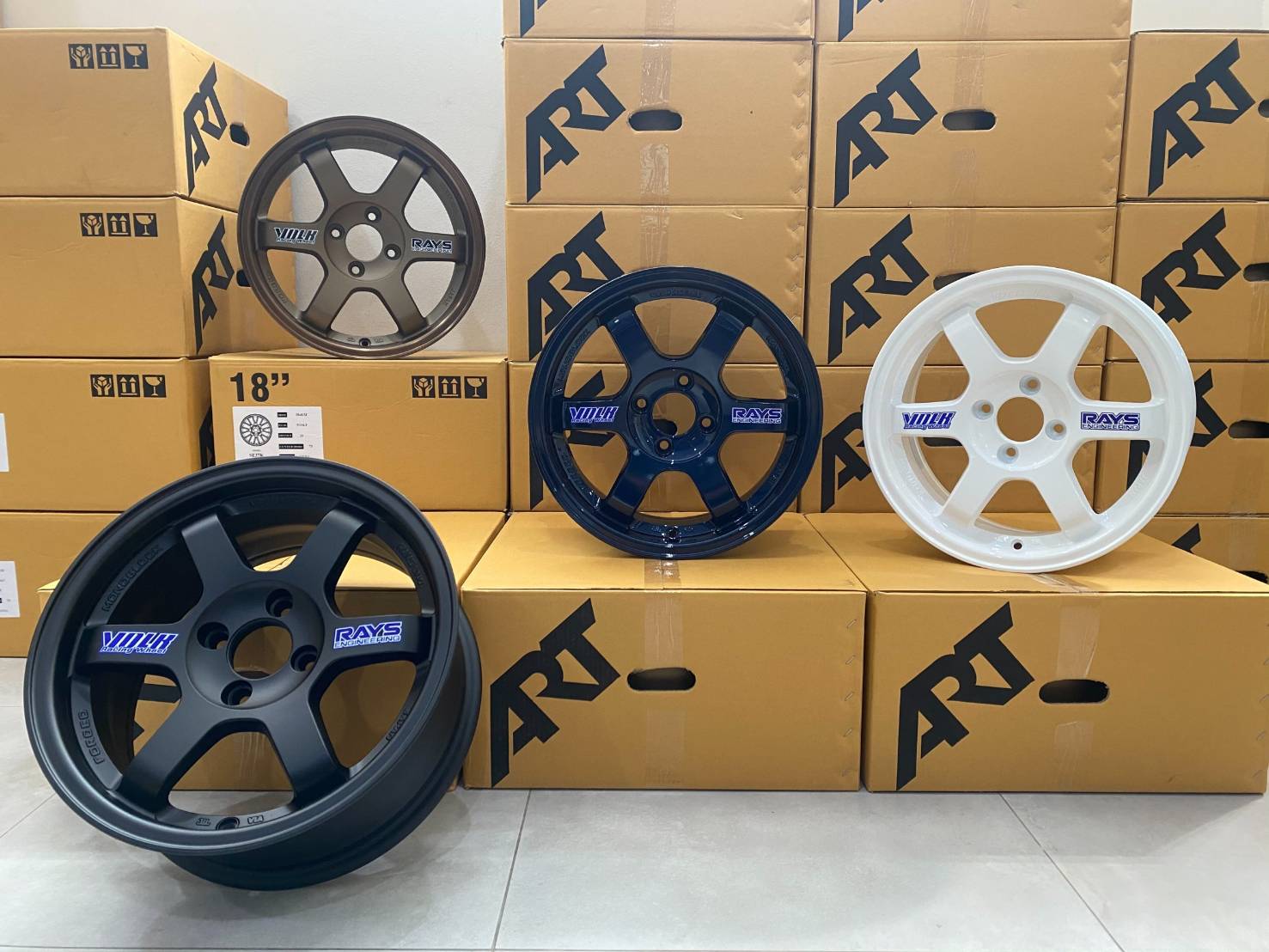 ล้อ TE37 ขอบ 15" งานไทย ART(ETON)