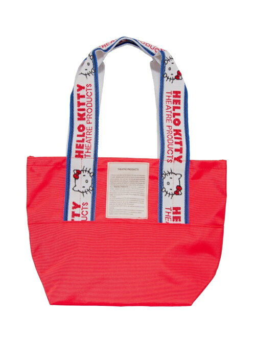 กระเป๋า Hello Kitty x Theatre Products Japan (Limited) สีแดง ขนาด 28 x 39 x 13 ซม. หูยาว 62.5 ซม. จุของได้เยอะ สะพายได้ ตัวกระเป๋าเป็นผ้าหนา หูเป็นเหมือนกระสอบแข็ง ๆ มีขายแค่ที่ร้าน Theatre Products ที่ญี่ปุ่นเท่านั้น