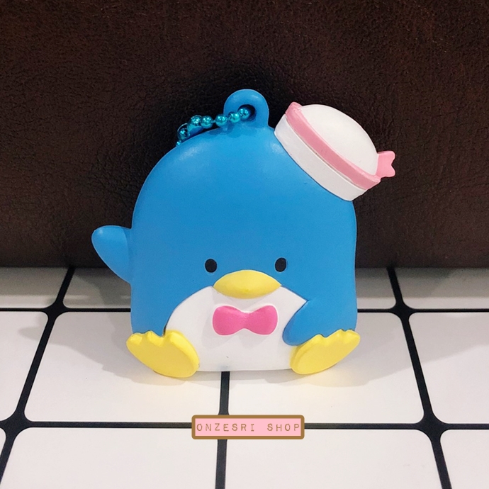 พวงกุญแจ Sanrio Characters Petanko Mascot Team Blue แบบ Tuxedo Sam ขนาด 5 x 4.5 ซม.