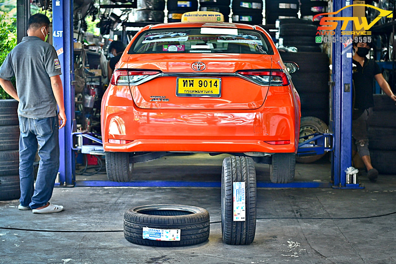 เปลี่ยนยาง TOYOTA ALTIS OTANI KC2000 215/45R17 91W