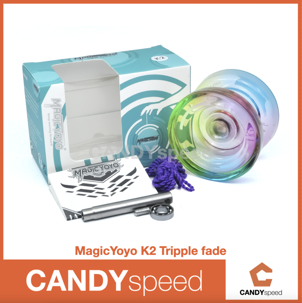 Yoyo โยโย่ MagicYoyo K2 | Magic Yoyo K2(p) CRYSTAL | by CANDYspeed
