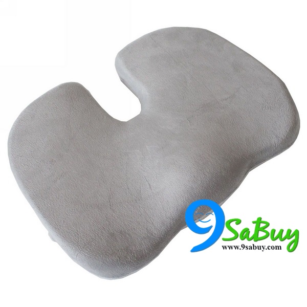 เบาะรองนั่ง เพื่อสุขภาพ memory foam สีเทา ส่งฟรี