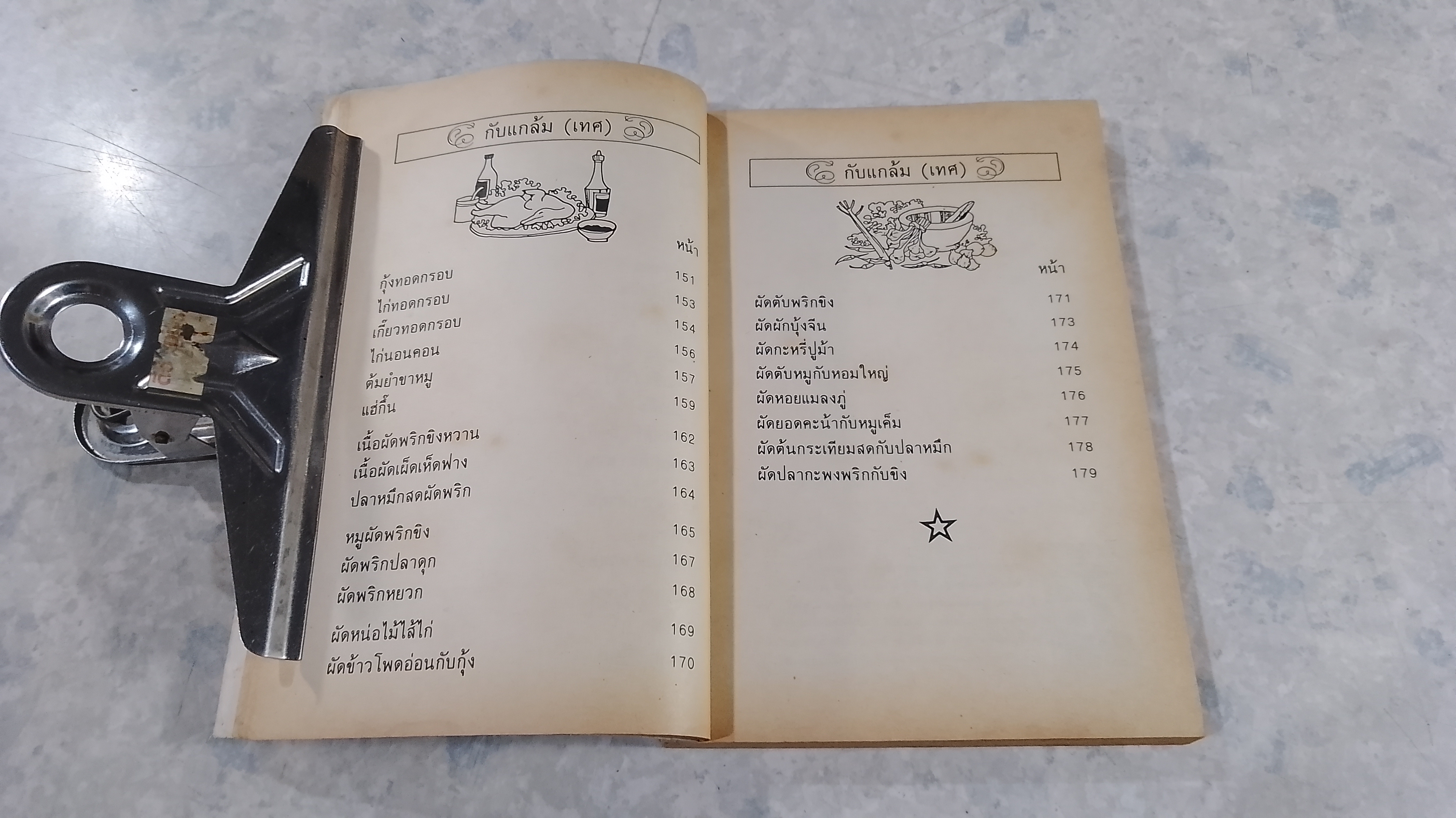 ตำรากับแกล้ม และ อาหารว่าง / กลุ่มแม่บ้านพัฒนา