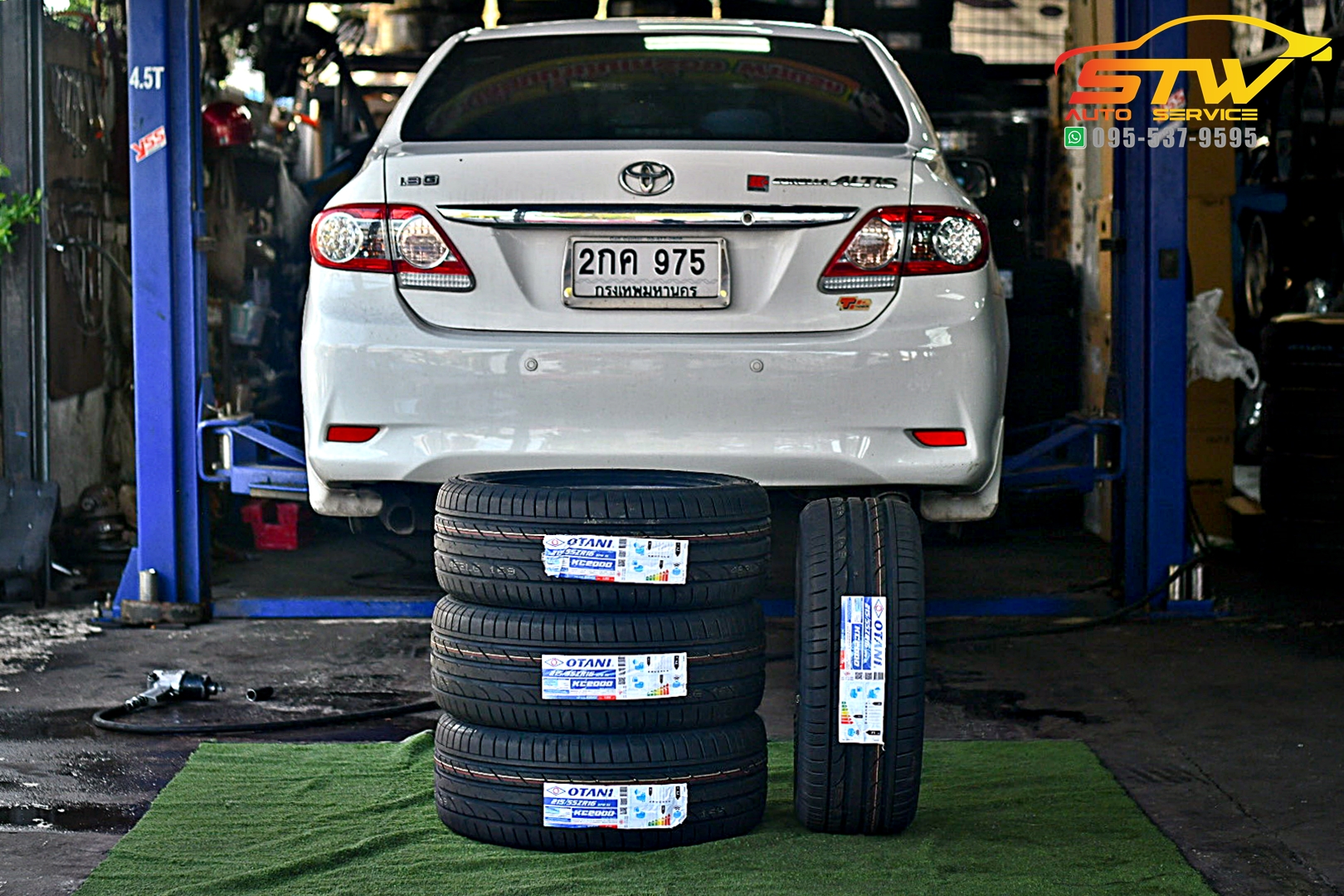 เปลี่ยนยาง TOYOTA ALTIS OTANI KC2000 205/55R16 97W