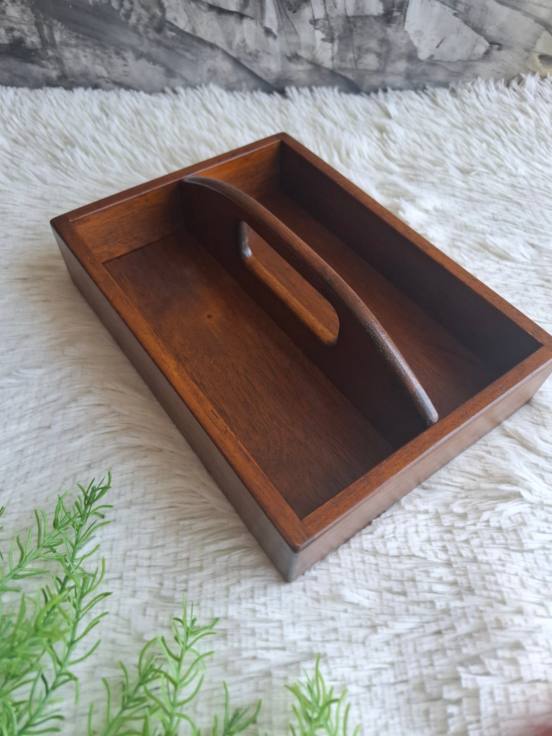 ถาดไม้ยางพารา