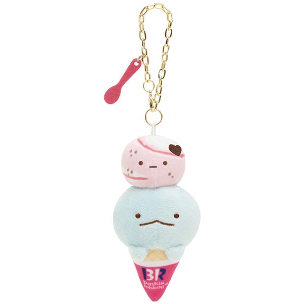 พวงกุญแจตุ๊กตา Sumikko Gurashi 31 Ice Cream Series แบบ Tokage (Love Potion 31) ขนาด 11.5 x 5 x 4 ซม.