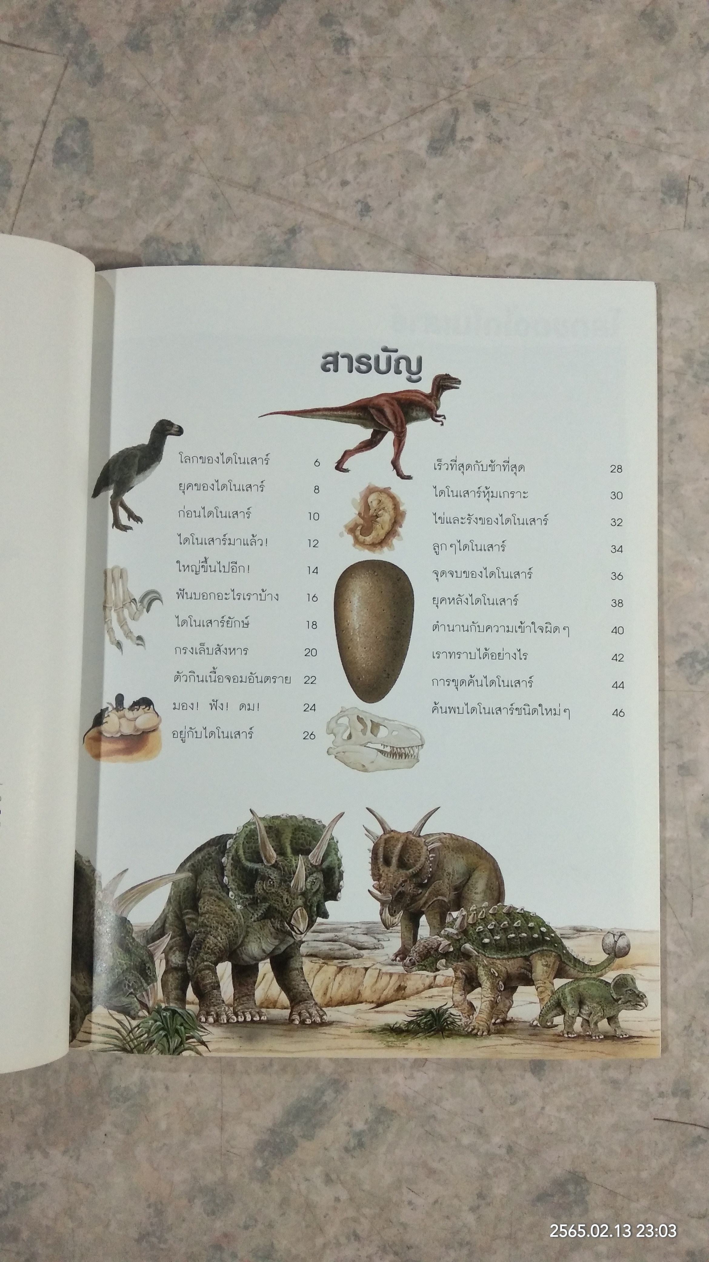 100 เรื่องน่ารู้เกี่ยวกับไดโนเสาร์