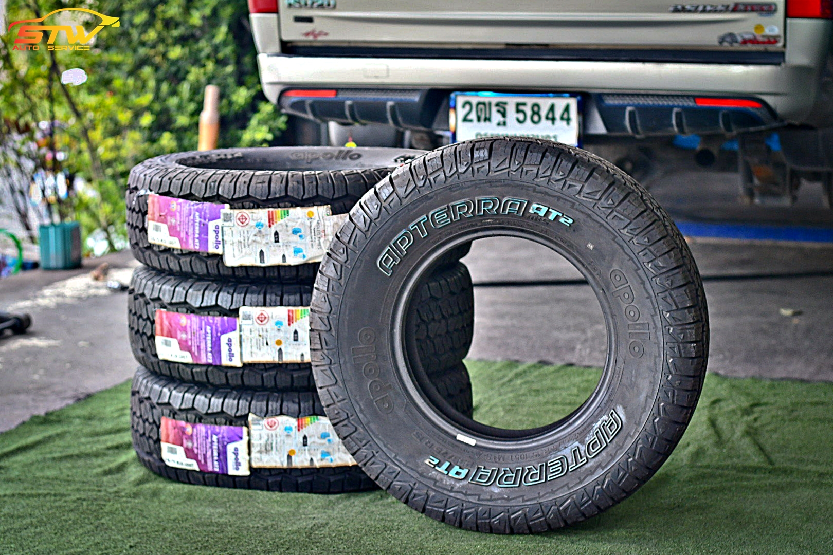ยาง APOLLO Apterra AT2 235/75R15 105T ติดตั้งใส่ ISUZU D-MAX