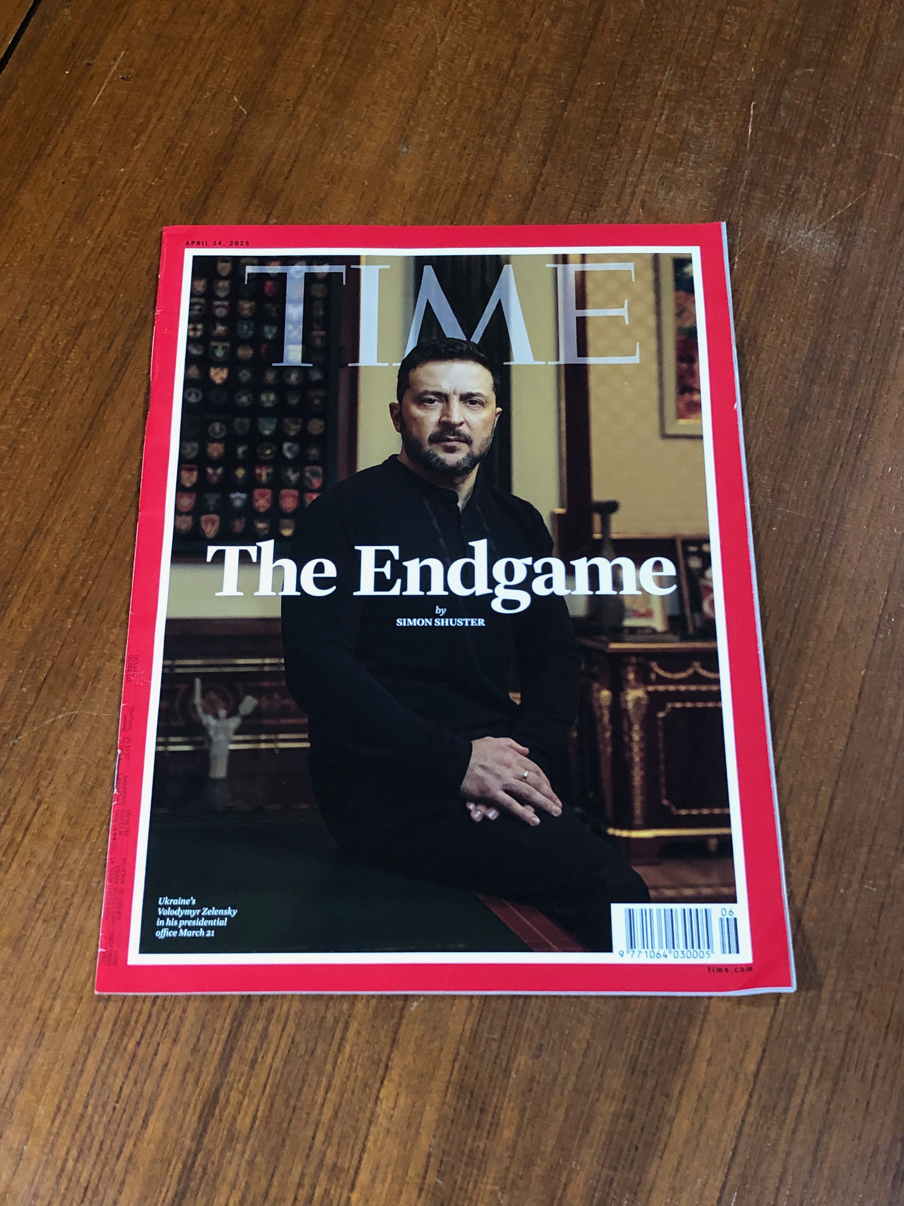 Time Magazine The Endgame Volodymyr Zelensky April 14 2025