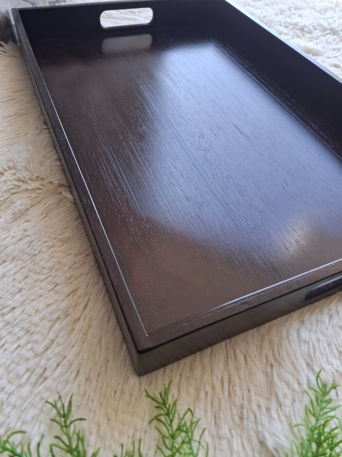 ถาดไม้ยางพารา