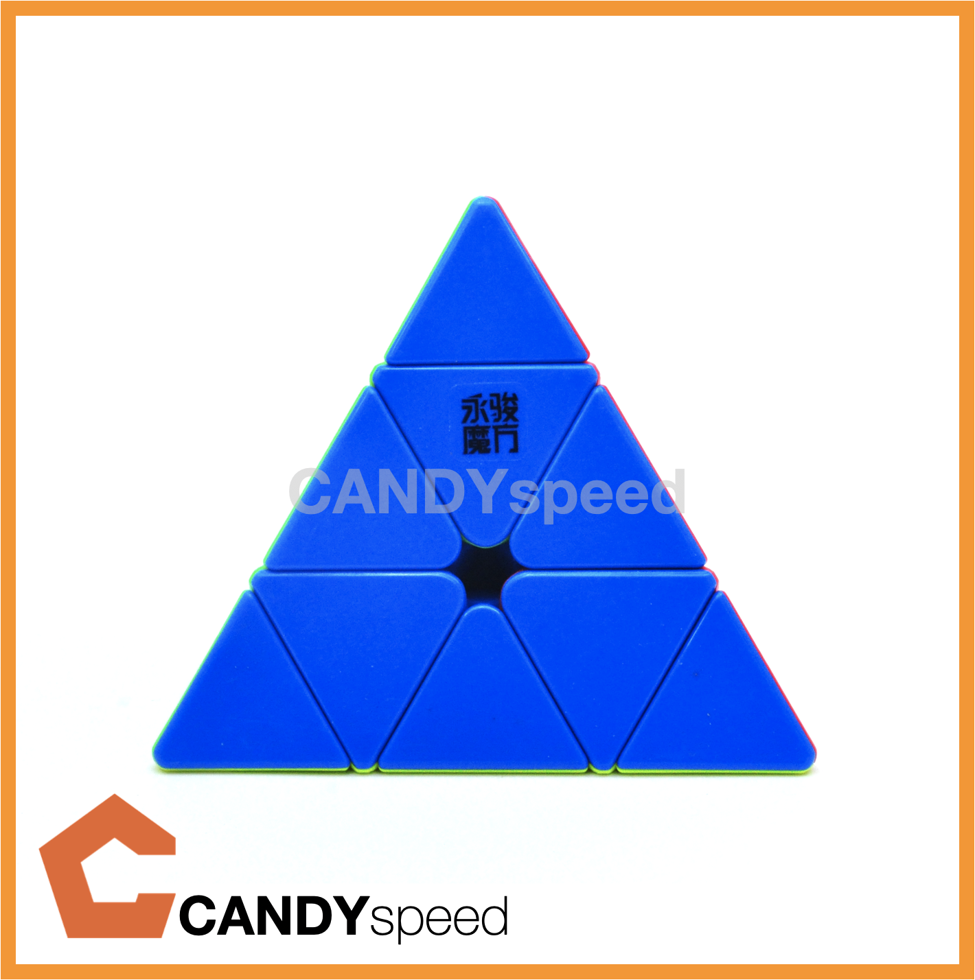 รูบิค สามเหลี่ยม มีแม่เหล็ก YJ YuLong Pyraminx V2 M Stickerless | By CANDYspeed
