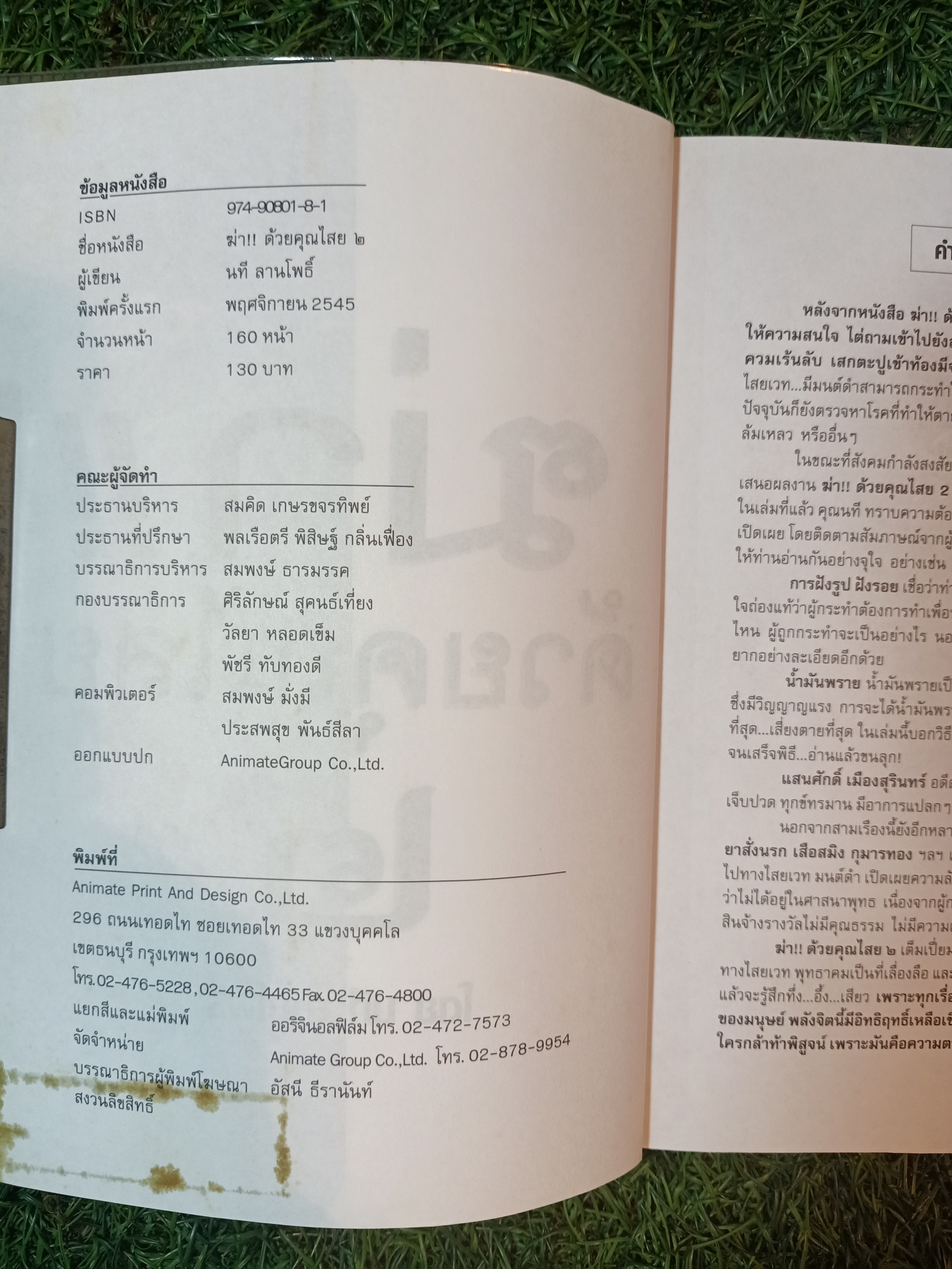ฆ่า!! ด้วยคุณไสย / นที ลานโพธิ์
