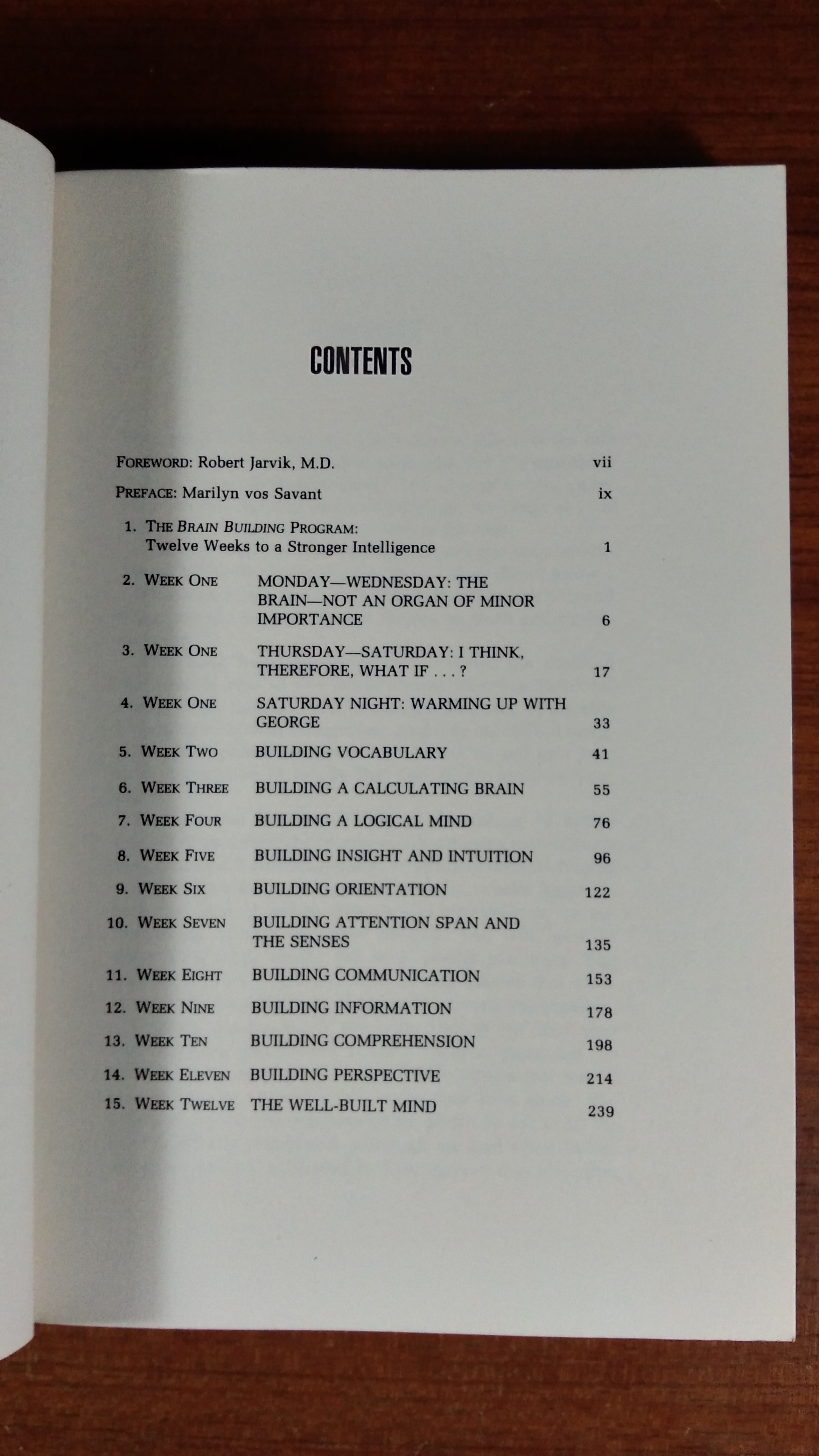 BRAIN POWER / Marilyn vos Savant