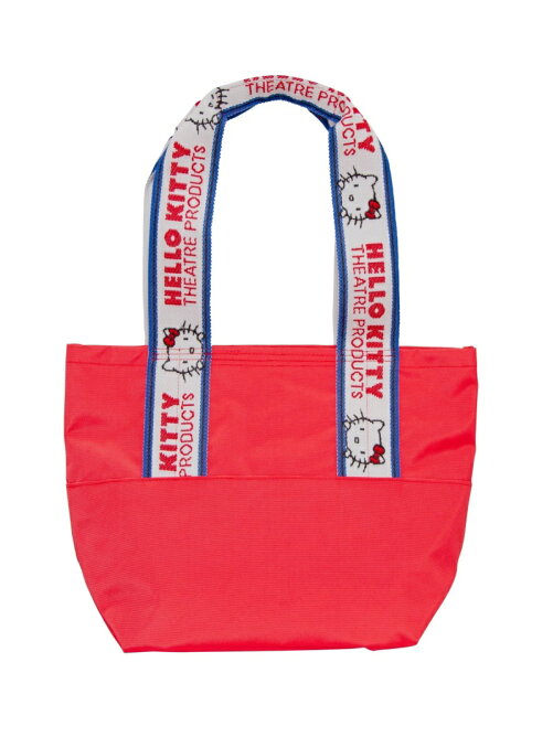 กระเป๋า Hello Kitty x Theatre Products Japan (Limited) สีแดง ขนาด 28 x 39 x 13 ซม. หูยาว 62.5 ซม. จุของได้เยอะ สะพายได้ ตัวกระเป๋าเป็นผ้าหนา หูเป็นเหมือนกระสอบแข็ง ๆ มีขายแค่ที่ร้าน Theatre Products ที่ญี่ปุ่นเท่านั้น