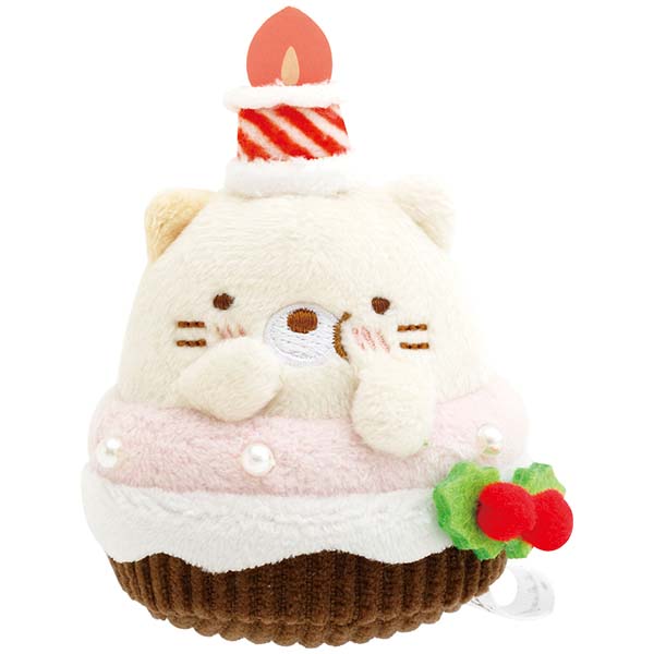 ตุ๊กตาตัวเล็ก Sumikko Gurashi Home Christmas ไซส์ SS มีห่วงไว้ห้อยสายคล้องหรือพวงกุญแจด้านบนได้ มี 4 แบบให้เลือก