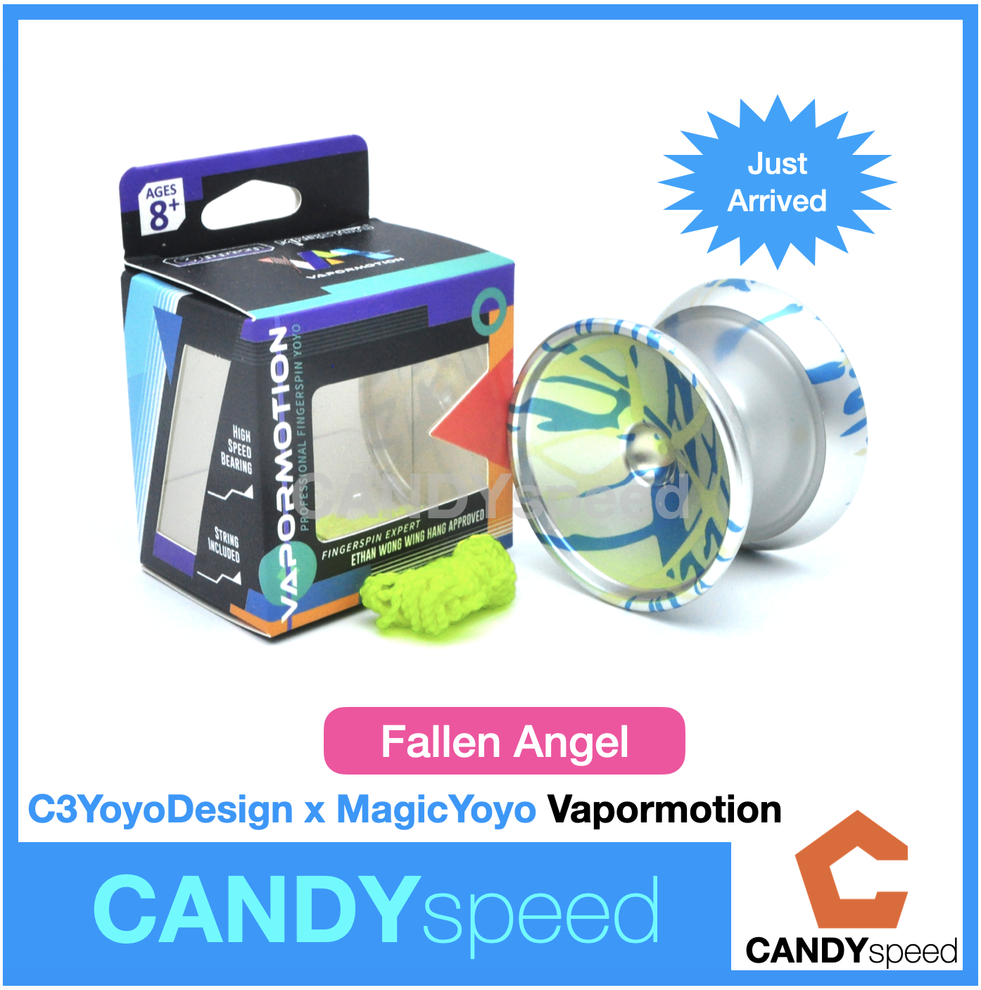 Yoyo โยโย่ C3YoyoDesign x MagicYoyo Vapormotion Finger Spin DNA| by CANDYspeed