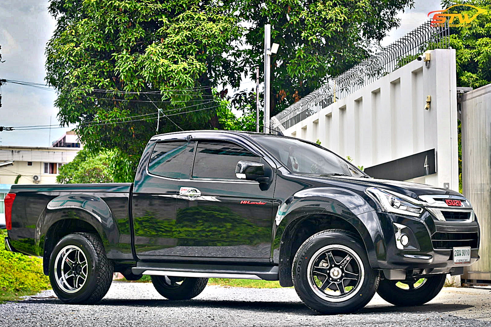 ล้อแม็กซ์ N-5 SE ขอบ18นิ้ว ยาง GOODRIDE AS2 265/60R18 114V ติดตั้งใส่ ISUZU Hi-Lander