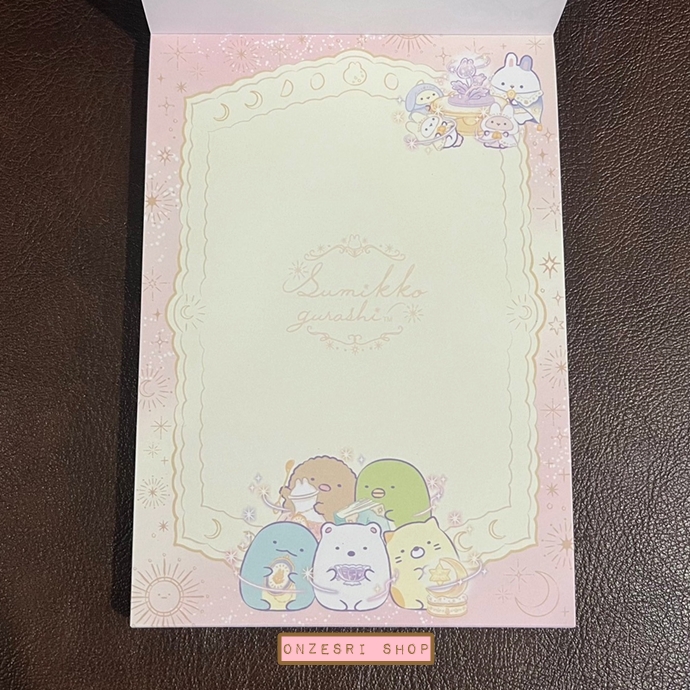 สมุดฉีก Sumikko Gurashi Sumikko Gurashi Rabbit's Mysterious Charm สีชมพู ขนาด 14.8 x 10.5 ซม. มี 4 ลาย รวม 100 แผ่น