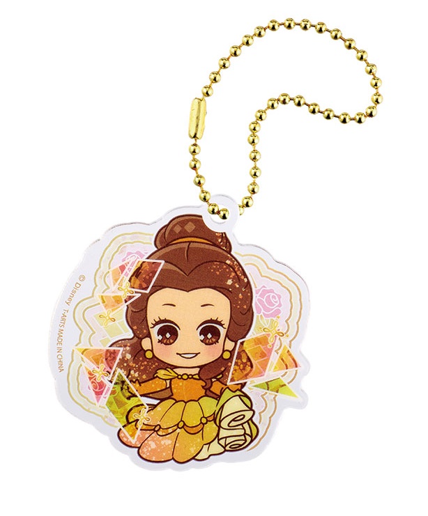 พวงกุญแจ Disney Princess Kiraform Acrylic Keychain เป็นอะคริลิคใส ขนาดประมาณ 5.5 ซม. มี 5 แบบให้เลือก