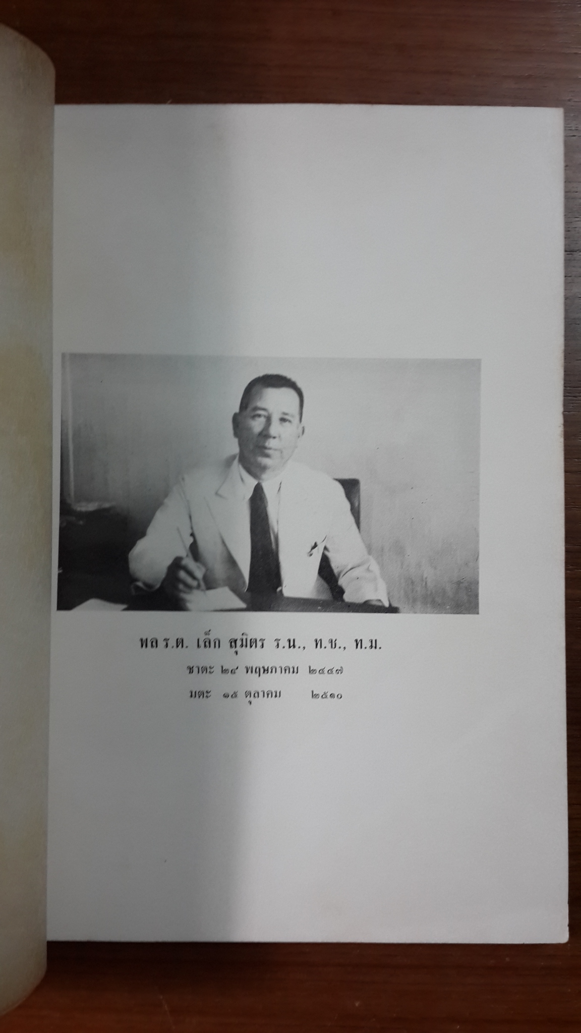 พระพุทธศาสนานิกายเถรวาท : อนุสรณ์ในงานพระราชทานเพลิงศพ พล ร.ต. เล็ก สุมิตร