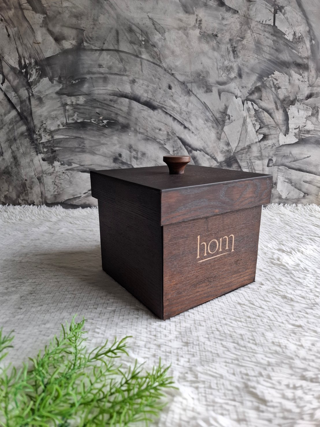 กล่องไม้ใส่เค็กวันเกิด