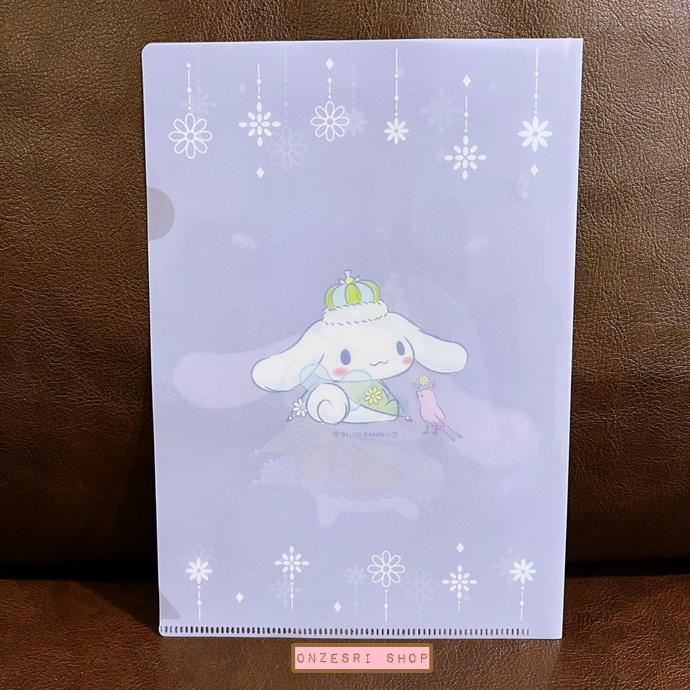 Set แฟ้มเล็กขนาด A5 / Ticket File ลาย Cinnamoroll ขนาด 15.5 x 22 ซม. / 10 x 20 ซม.