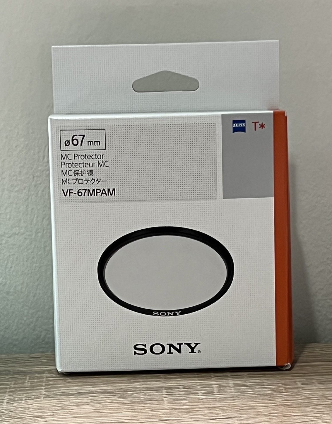 SONY ZEISS T* Filter MC Protecter 67mm ของแท้ 100% ส่งฟรี