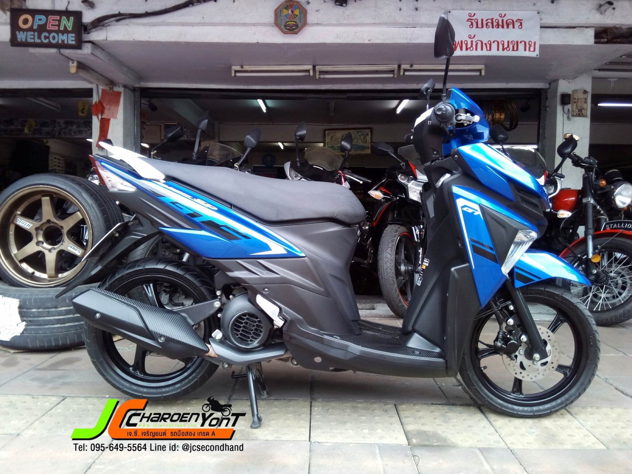 โคตรเป๊ะ โคตรปัง ! สภาพป้ายแดง YAMAHA GT-125 ลายล่าสุด
