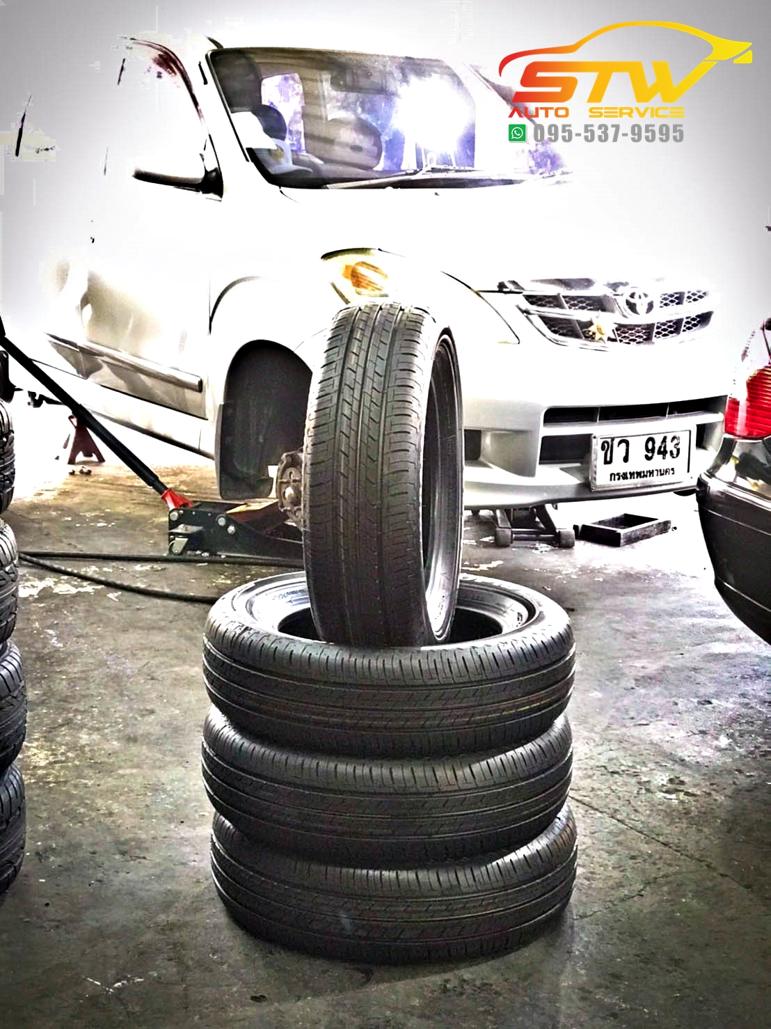 ยางถอดป้ายแดง BRIDGESTONE EP150 185/65R15 (ปี19)
