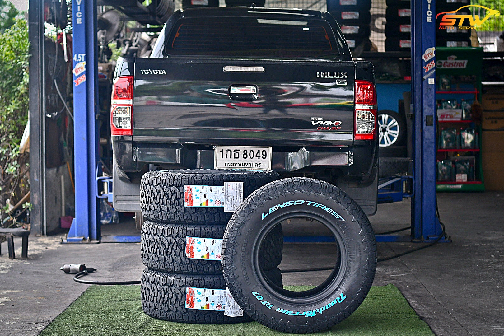 ยาง LENSO TIRES RT07 265/70R16 116S ติดตั้งใส่ TOYOTA PRERUNNER