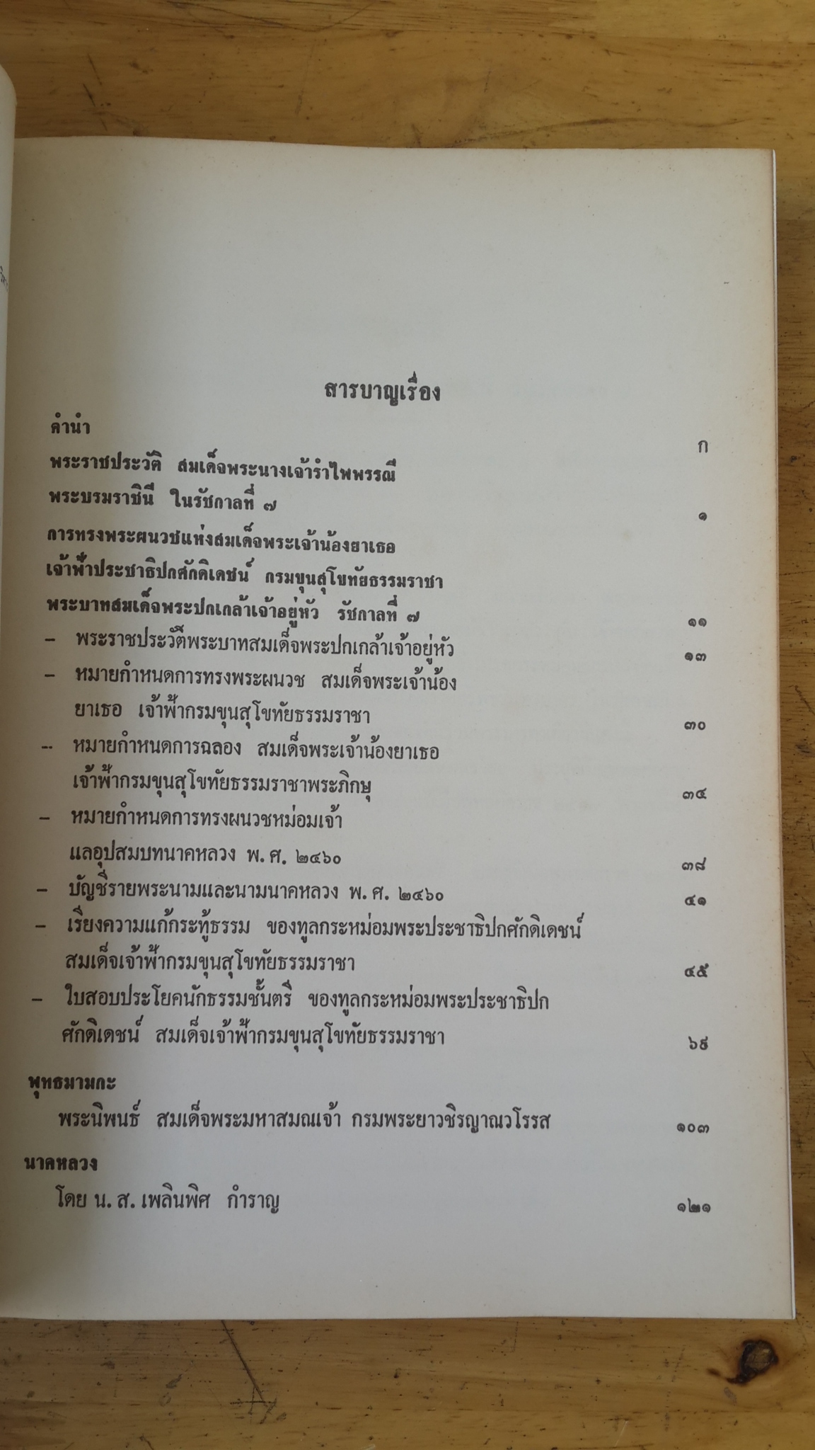 วัดบวรนิเวศวิหาร และมหามกุฎราชวิทยาลัย ในพระบรมราชูปถัมภ์ พิมพ์โดยเสด็จพระราชกุศล ในการพระราชพิธีถวายพระเพลิงพระบรมศพ สมเด็จพระนางเจ้ารำไพพรรณี พระบรมราชินี ในรัชกาลที่ 7 วันที่ 9 เมษายน พ.ศ. 2528