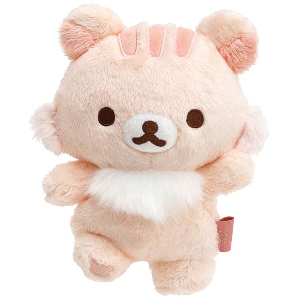 ตุ๊กตา Rilakkuma Posing แบบกระรอกซากุระ เพื่อนโคกุมะ ขนาด 17 x 11 x 14 ซม. สามารถดัดแขนขา จัดท่าได้
