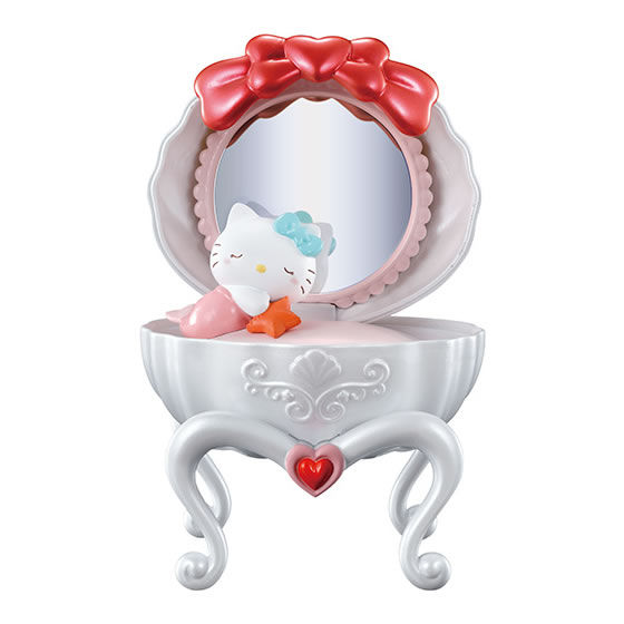 Sanrio Characters Shell Dresser เป็นโมเดลแบบโต๊ะเครื่องแป้ง Sanrio น่ารักมาก ขนาดประมาณ 11 ซม. มี 4 แบบให้เลือก