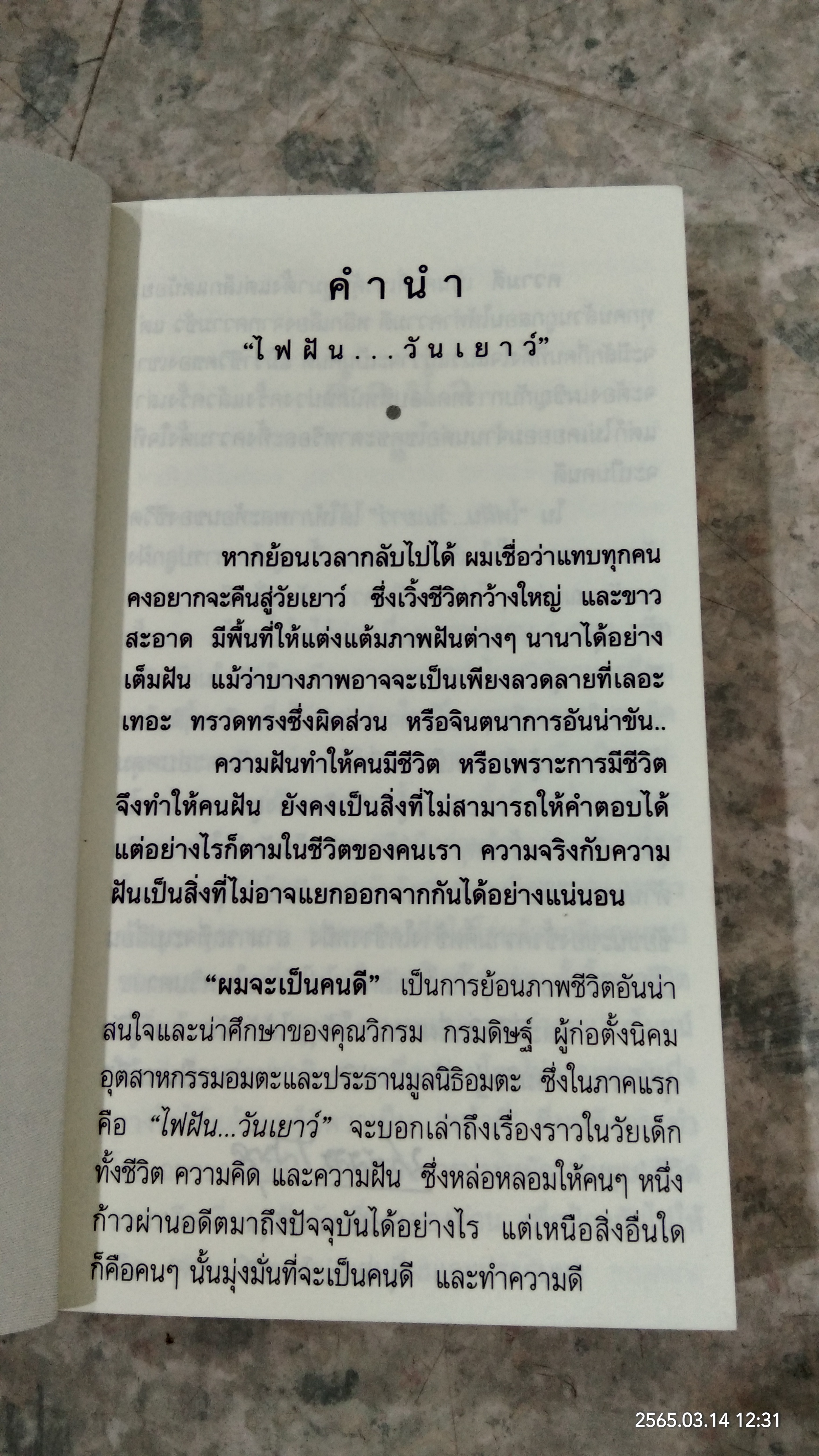 ผมจะเป็นคนดี ตอน "ไฟฝัน...วันเยาว์" / วิกรม กรมดิษฐ์