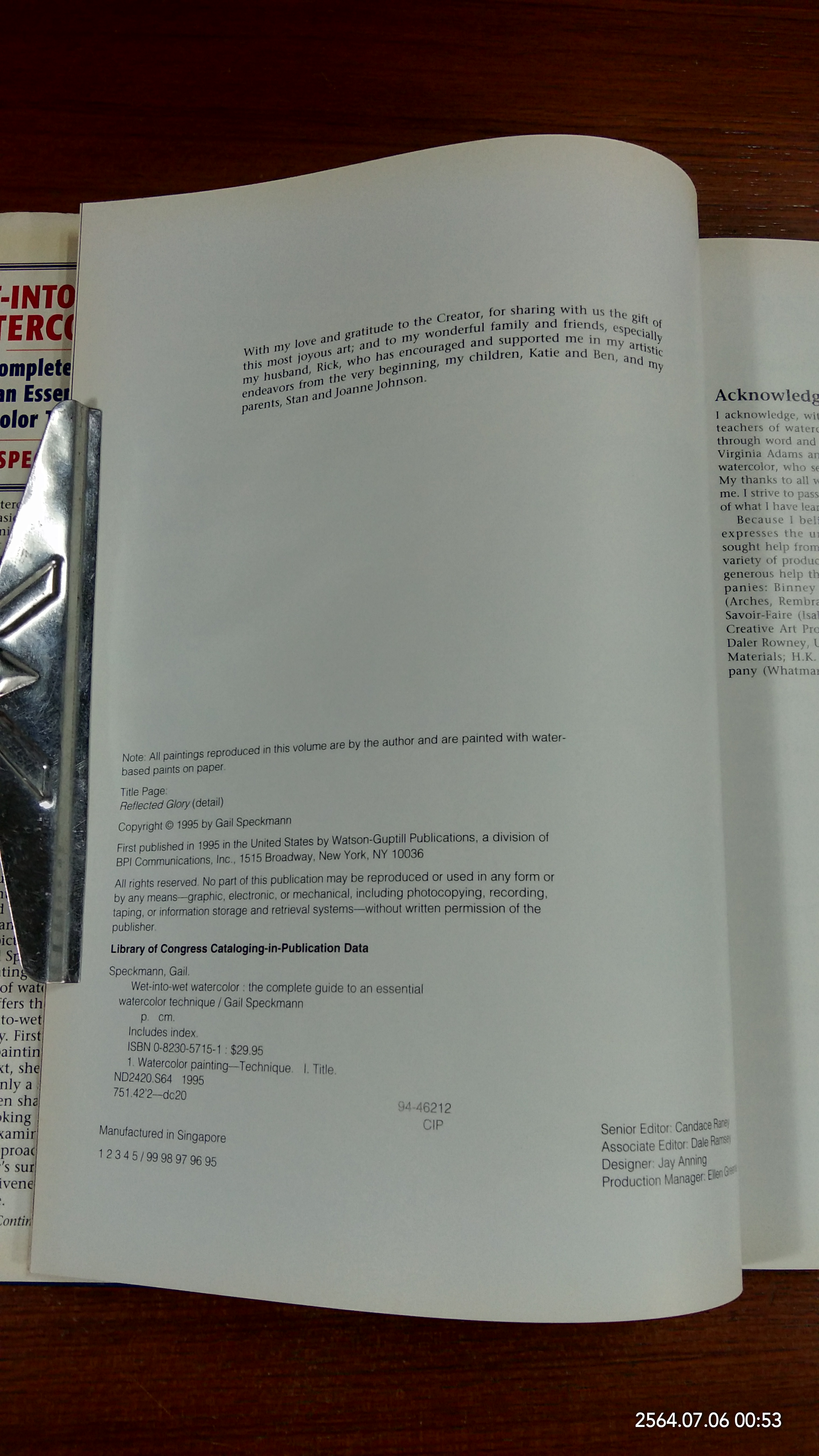 Wet-into-Wet Watercolor : The Complete Guide to an Essential Watercolor Technique / Gail Speckmann