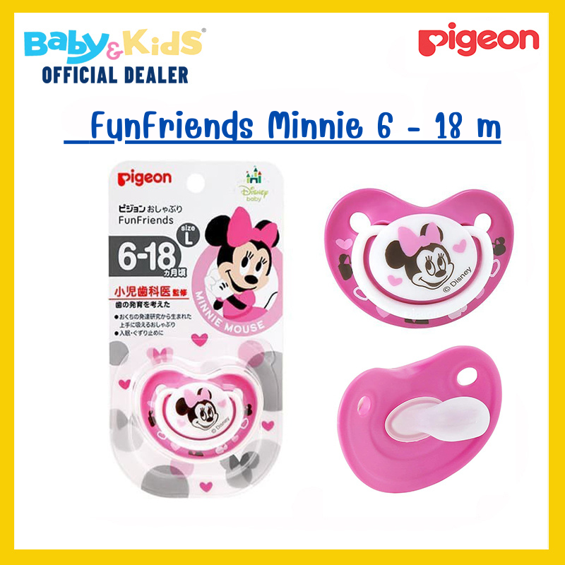 PIGEON Disney Pacifier Minnie (L) 6-18 m