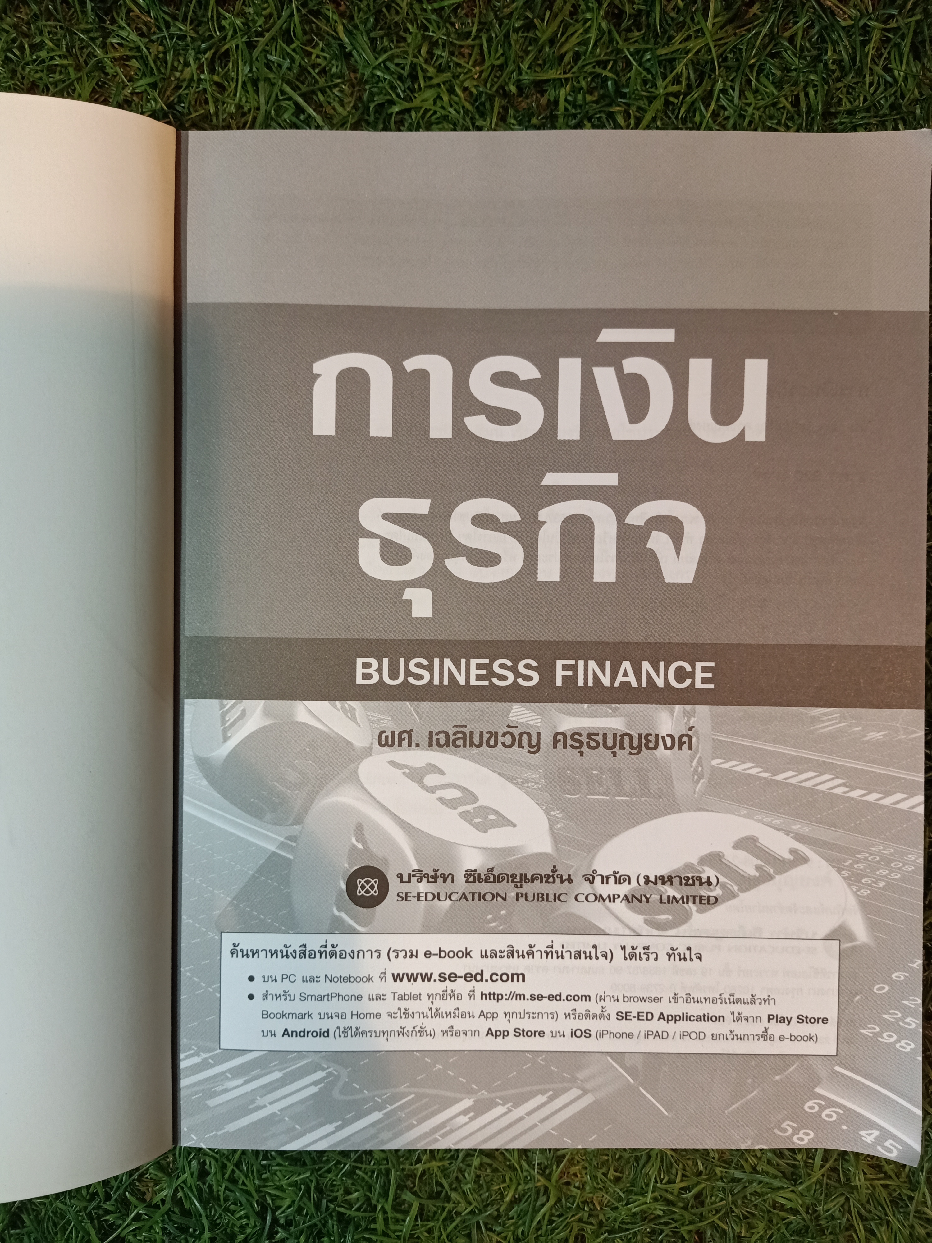 การเงินธุรกิจ ฺBUSINESS FINANCE / ผศ.เฉลิมขวัญ ครุธบุญยงค์